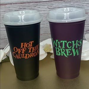 NEW 2020 STARBUCKS HALLOWEEN CUPS 👻 TWO{2}